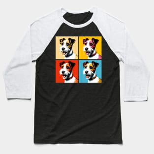 Parson Russell Terrier Pop Art - Dog Lovers Baseball T-Shirt